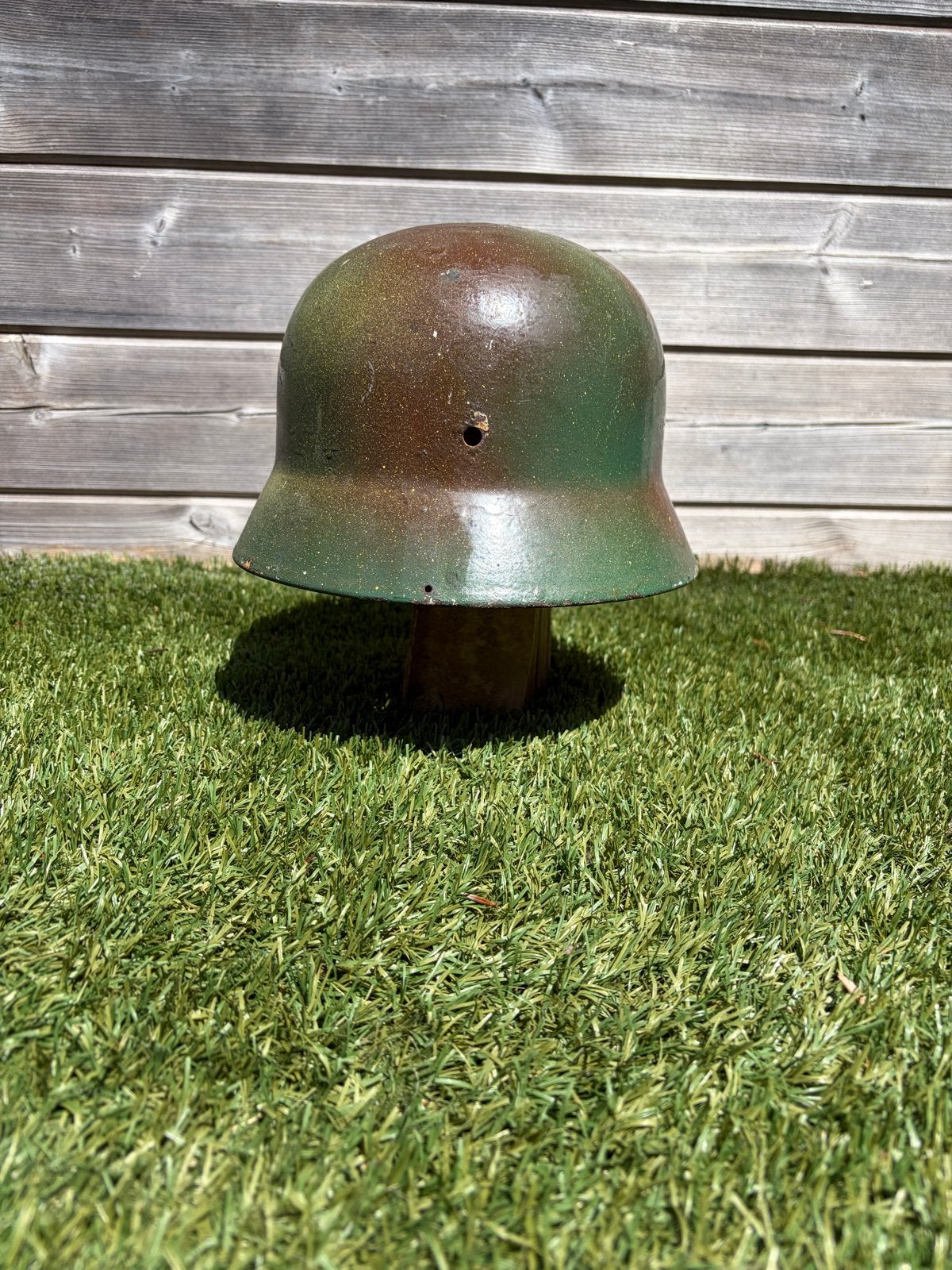 WW2 Duitse helm, Ophalen of Verzenden, Landmacht, Duitsland, Helm of Baret