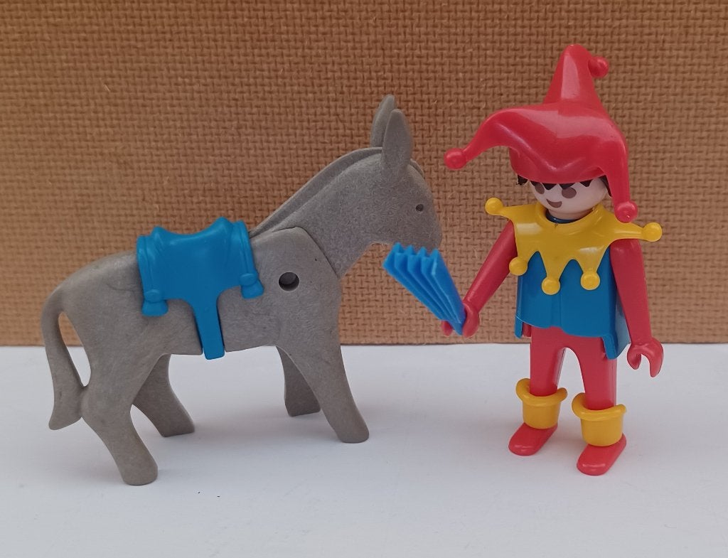playmobil vintage nar met ezel, Ophalen of Verzenden, Gebruikt, Complete set
