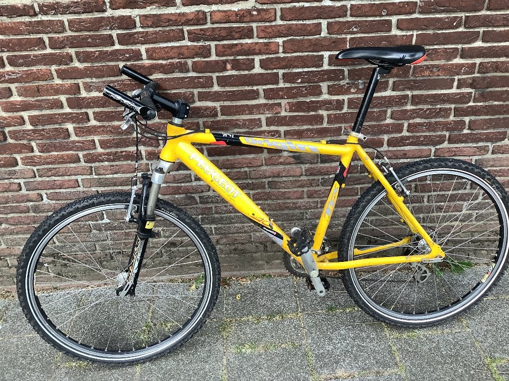 Mountainbike Peugeot vintage 26 inch, Gebruikt, Velgrem, 49 tot 53 cm, Ophalen