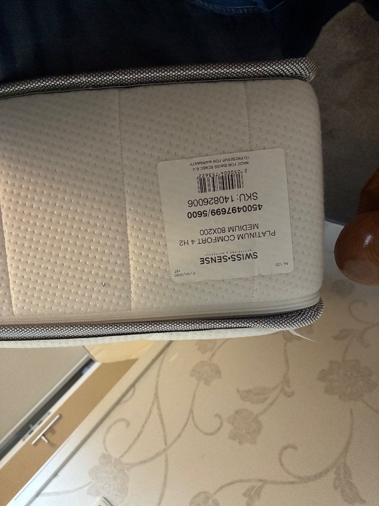 Top matras Swiss Sense Airomax, Huis en Inrichting, Ophalen, Tweepersoons, Zo goed als nieuw, Matras