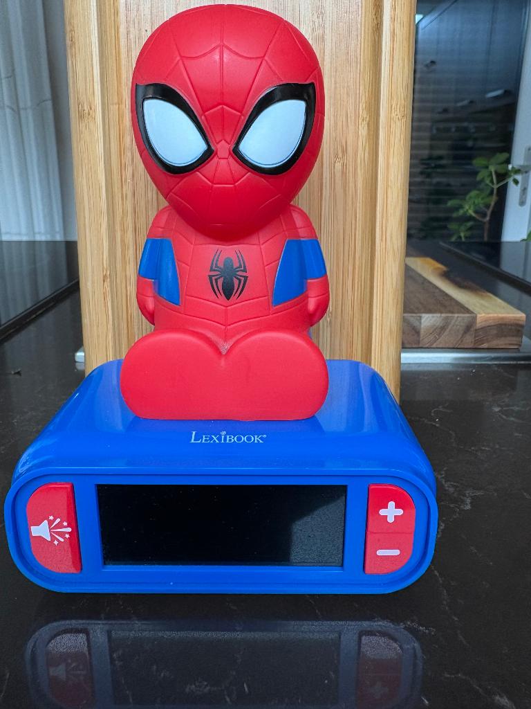 Lexibook Spiderman Wekker, Kinderen en Baby's, Kinderkamer | Inrichting en Decoratie, Ophalen, Zo goed als nieuw, Overige typen