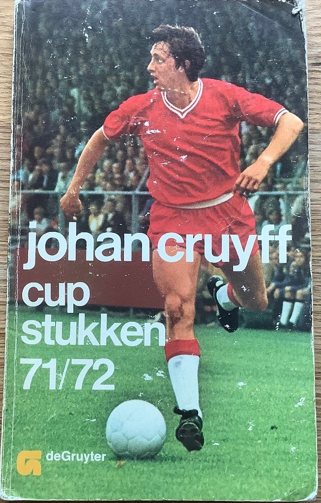 JOHAN CRUYFF Cup Stukken 71-72, Ophalen of Verzenden, Gebruikt, Overige binnenlandse clubs, Boek of Tijdschrift
