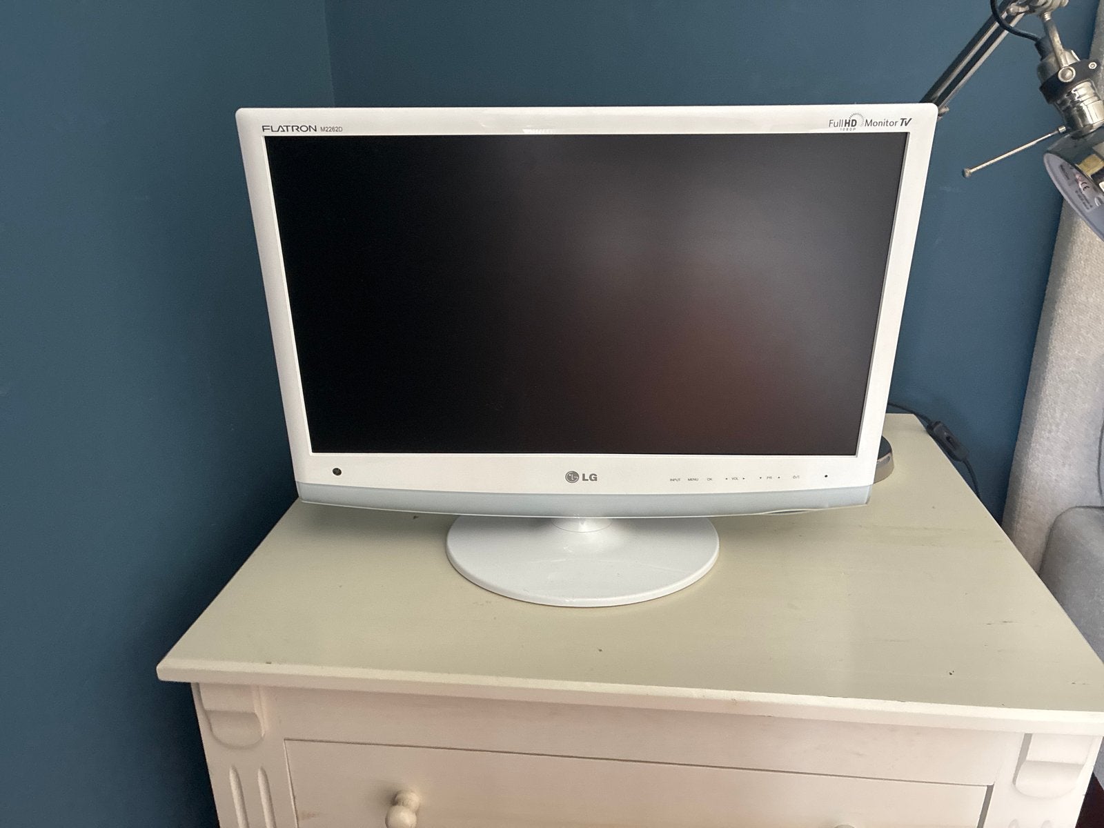 LG Flatron M2262D - 22 inch Full HD Monitor/TV-combo, Gebruikt, LCD, Ophalen of Verzenden, 40 tot 60 cm