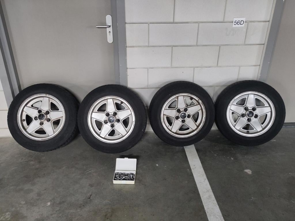 Mercedes Penta velgen 4 stuks met band 7jx15, Auto-onderdelen, Banden en Velgen, Zomerbanden, Ophalen