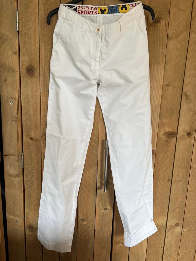 Scapa Sports mooie witte broek/ maat 36, Verzenden, Wit, Zo goed als nieuw, Maat 36 (S)