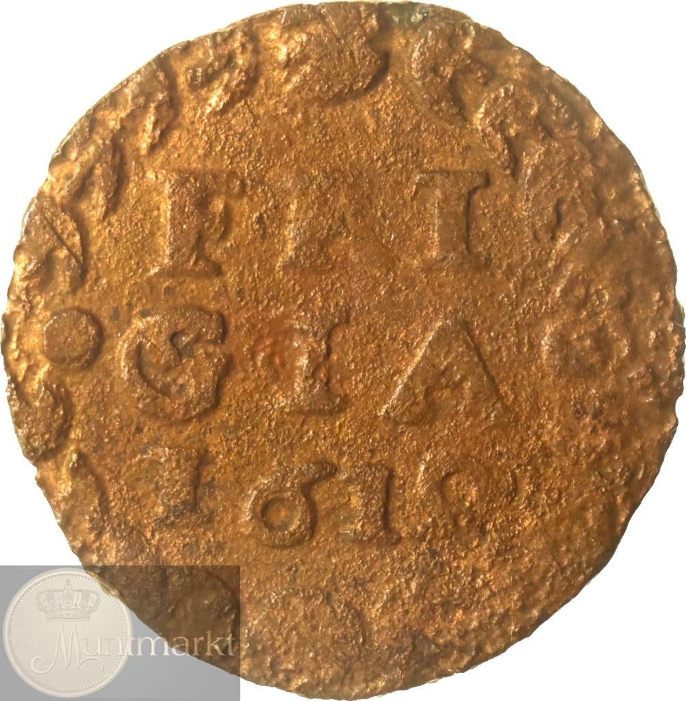 Reckheim - Duit 1619, Postzegels en Munten, Munten | Nederland, Ophalen of Verzenden, Vóór koninkrijk, Overige waardes, Losse munt