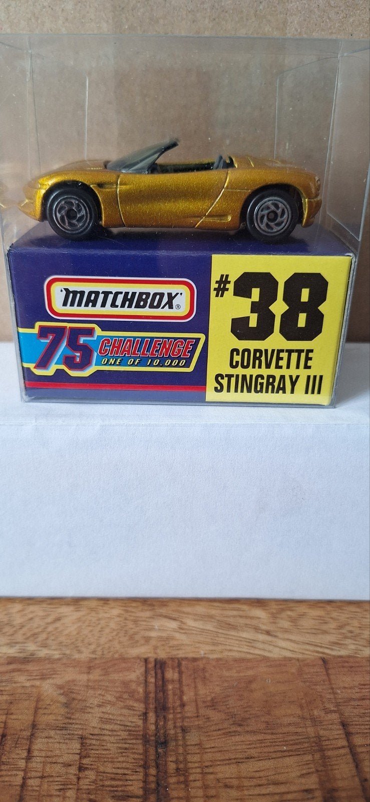 Matchbox #38 Corvette Stingray III - 75 Challenge, Ophalen of Verzenden, Nieuw, Auto