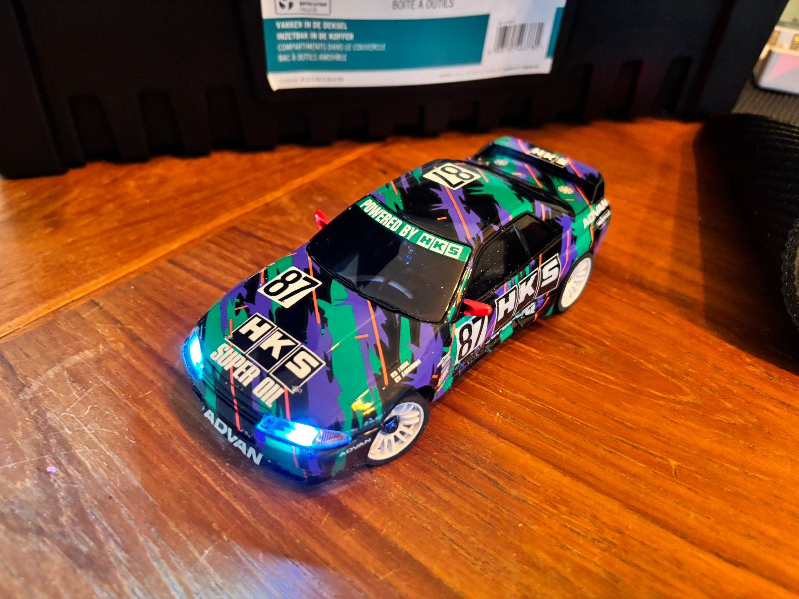 Kyosho MiniZ Mini-Z MR03 volledige hobby Nissan Skyline, Ophalen of Verzenden, Zo goed als nieuw, Auto, Overige merken