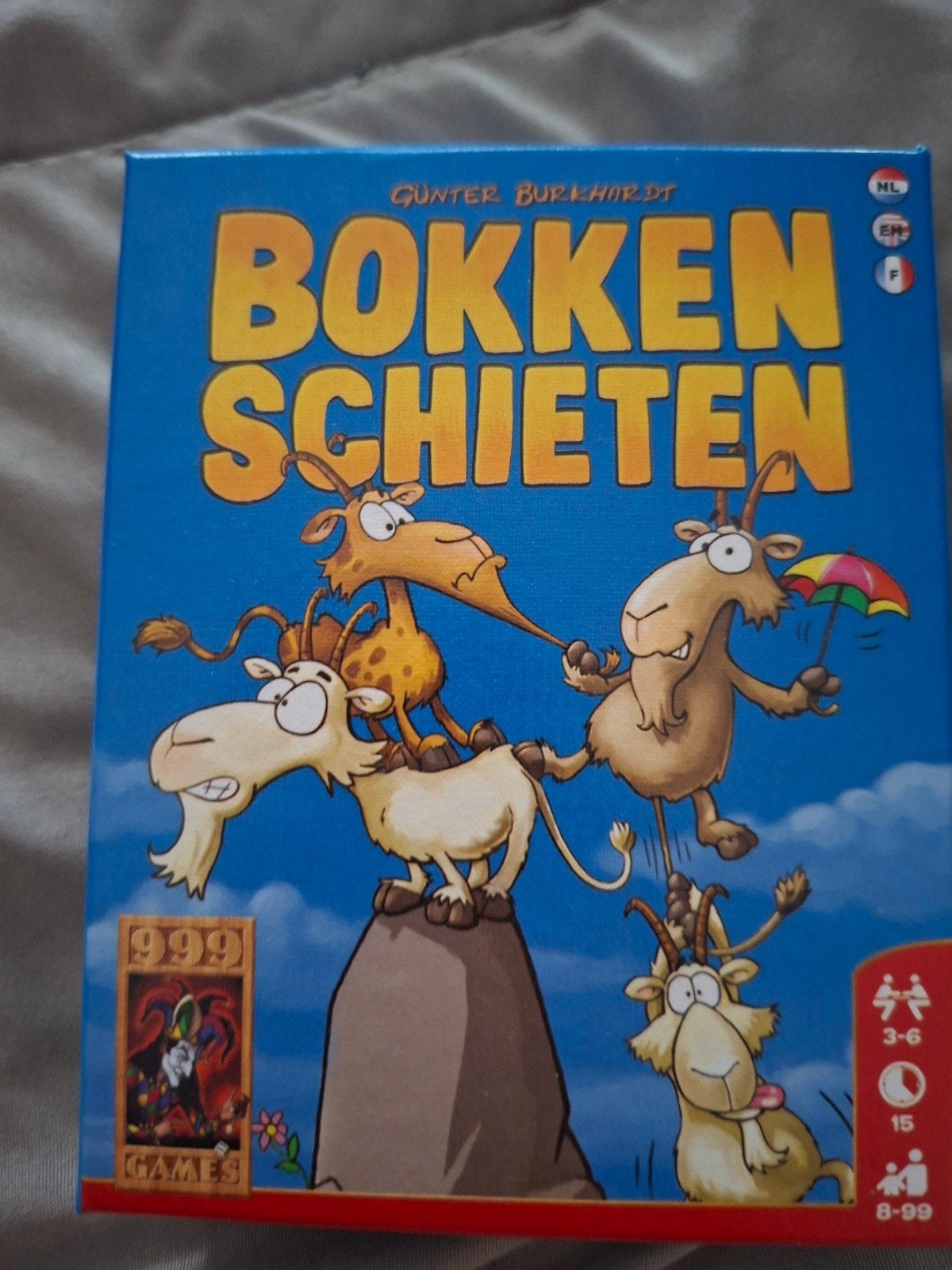 Bokken schieten spel, Hobby en Vrije tijd, Gezelschapsspellen | Bordspellen, Zo goed als nieuw, Drie of vier spelers, Ophalen of Verzenden