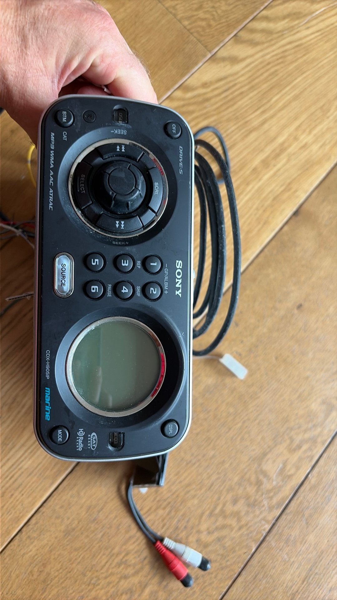 Sony marine, boot radio, waterdicht, Bluetooth, Ophalen of Verzenden, Zo goed als nieuw, Radio