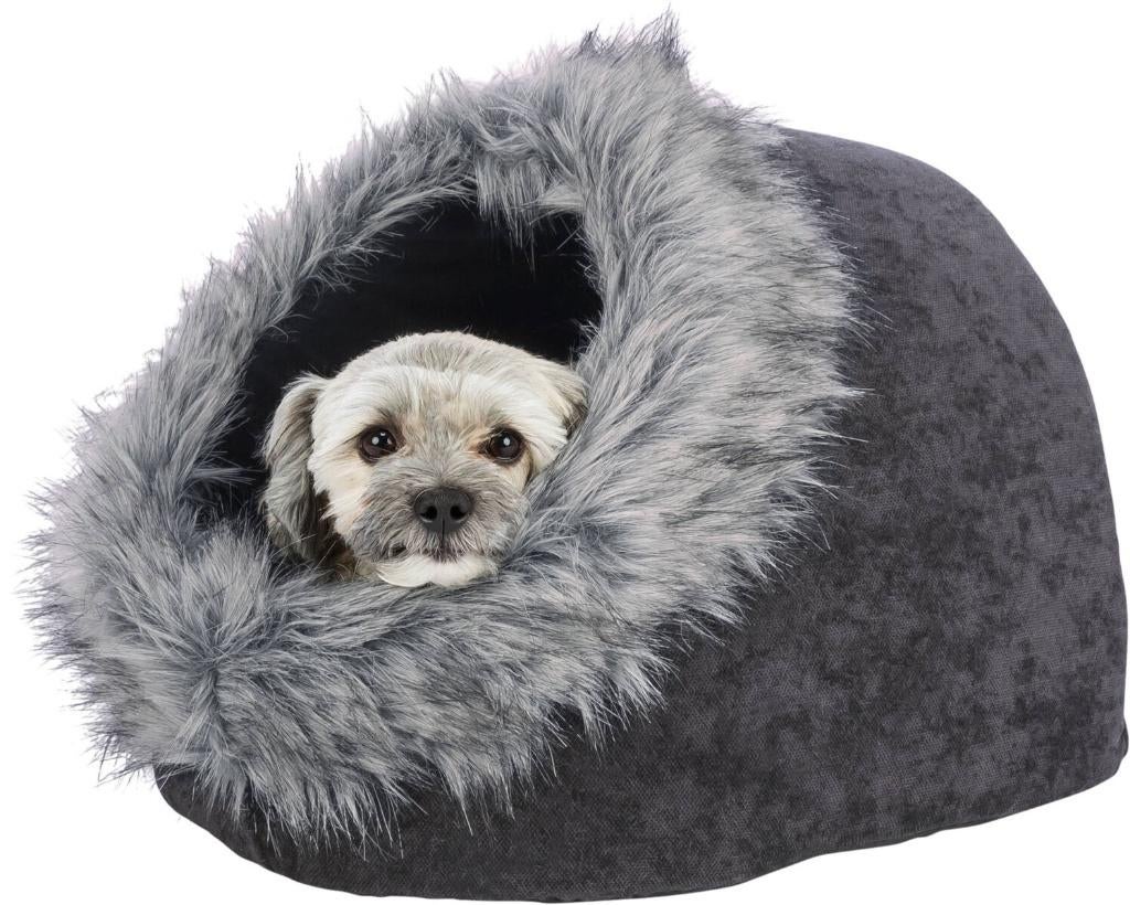 Hondenmand iglo cave Yelina zwart van € 34,99 voor € 27,95, Dieren en Toebehoren, ., Ophalen of Verzenden, Stof, .