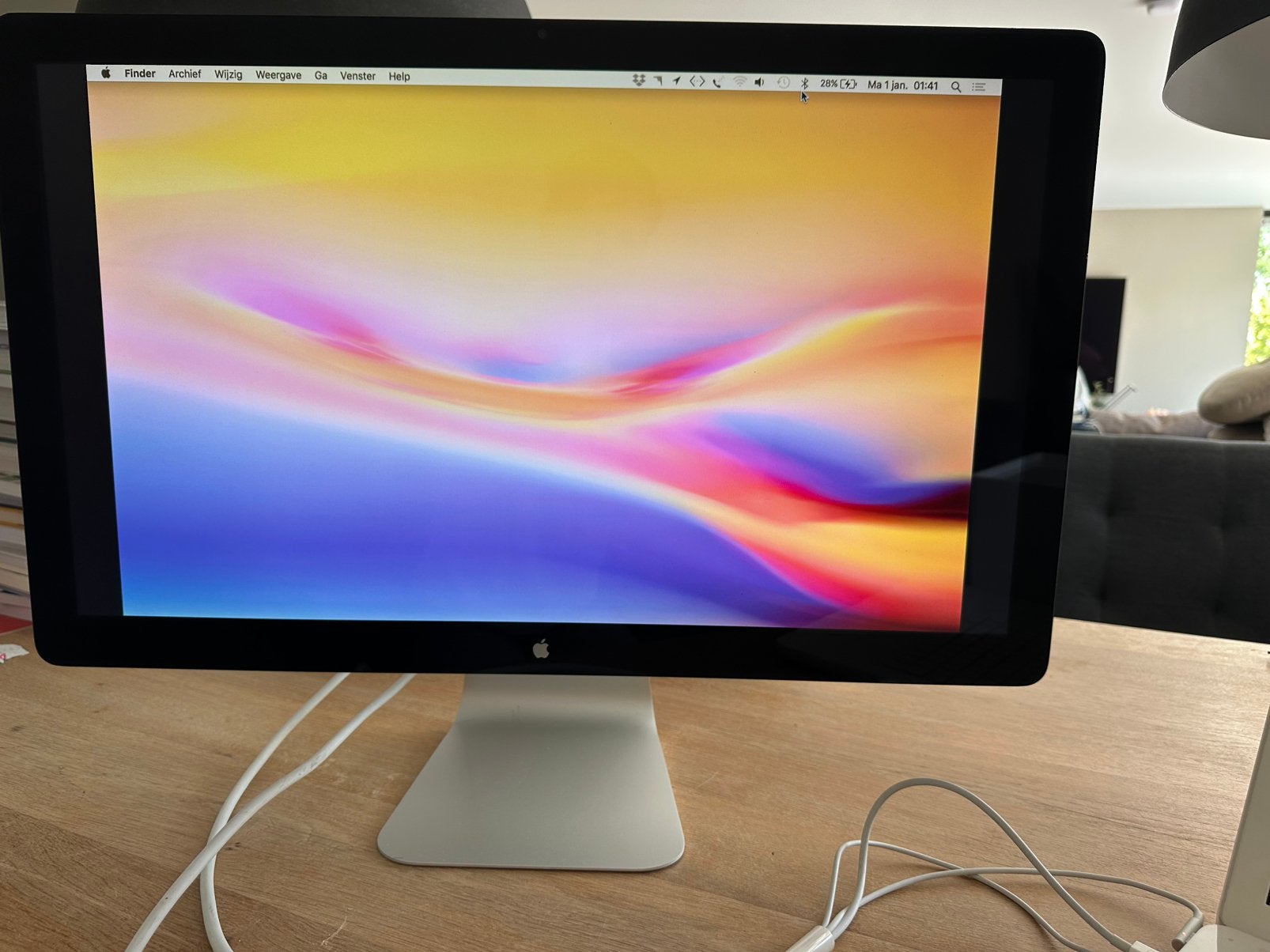 Apple LED Cinema Display 27” – A1316 – 25601440 – Compleet, Ophalen, Zo goed als nieuw, Overige modellen