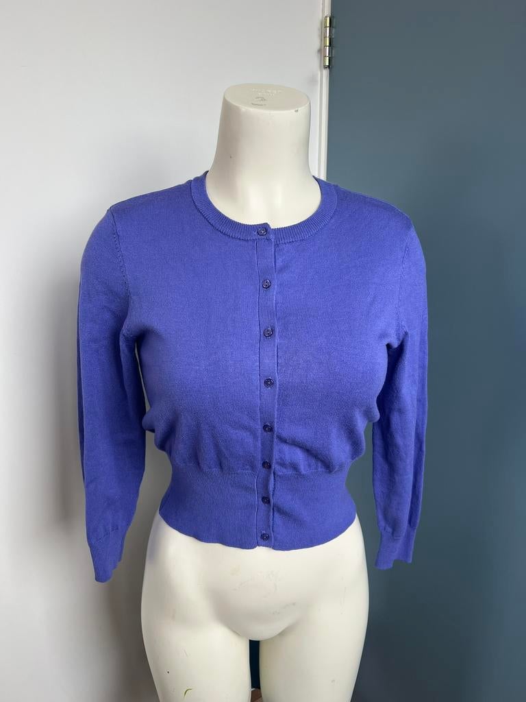 Steps every day chic lavendel blauwpaars kort vestje m, Maat 38/40 (M), Paars, Ophalen of Verzenden, Zo goed als nieuw