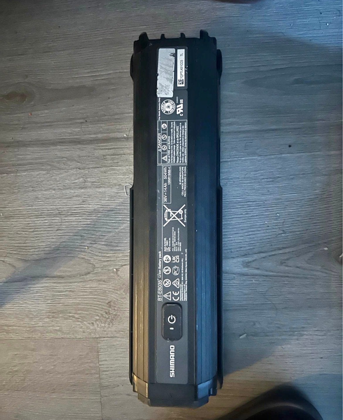 Shimano BT-E8035 E-bike Accu 36V 14Ah 504Wh, Gebruikt