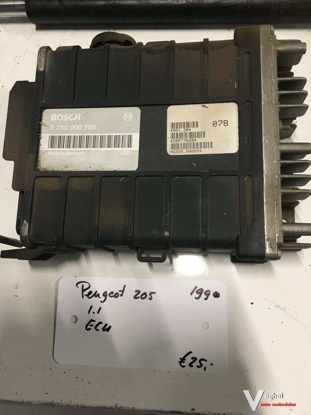 Peugeot 205 1.1 b 1990 ECU, Gebruikt, -, -, Ophalen of Verzenden
