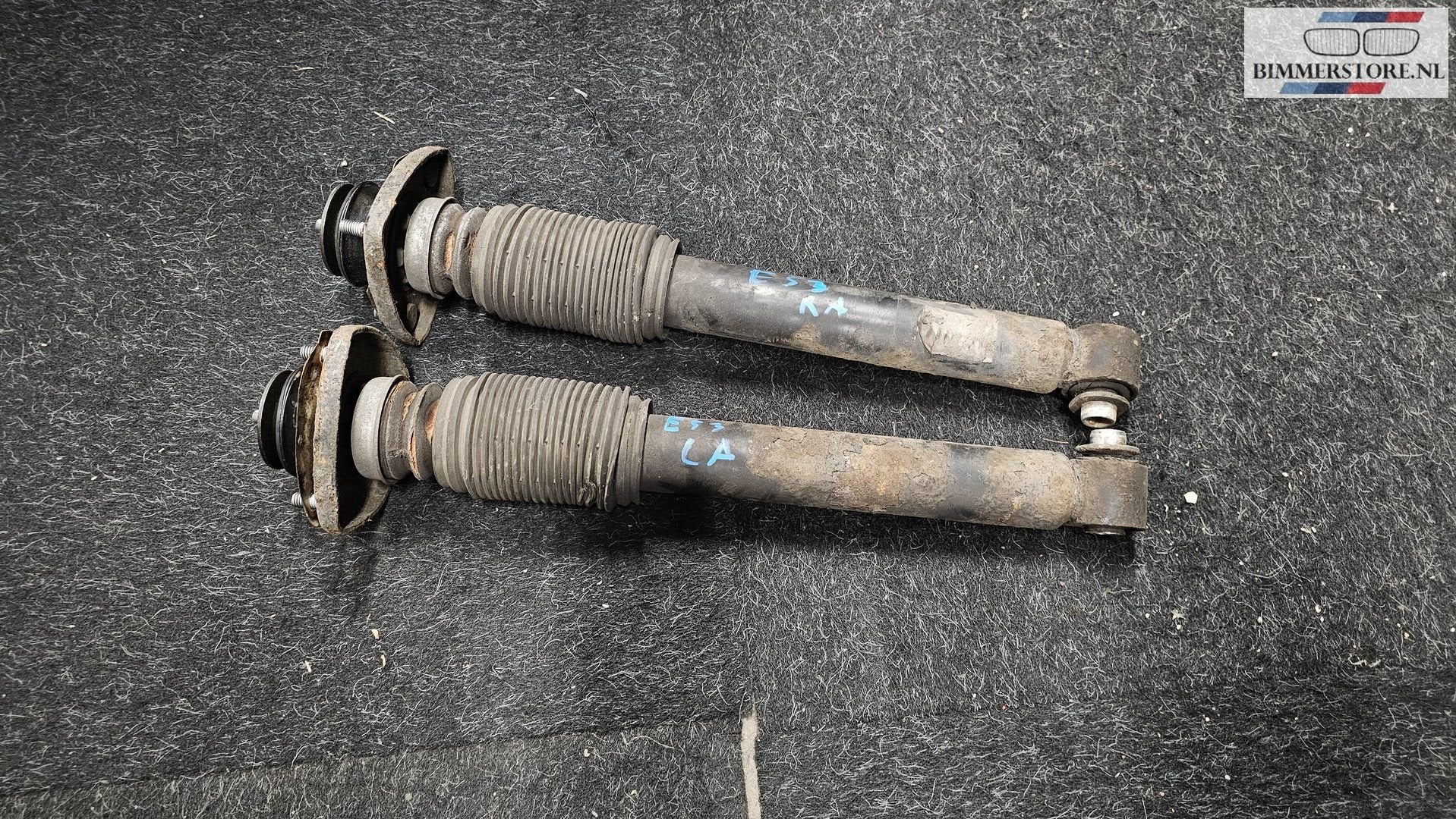 Schokdemper set achterzijde  BMW X5 Serie E53 33521096278 10, Gebruikt, -, -, Ophalen of Verzenden