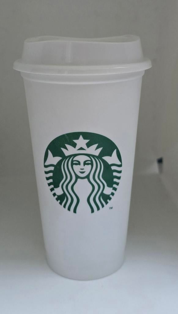 Starbucks Herbruikbare Beker met Deksel, Ophalen of Verzenden, Zo goed als nieuw