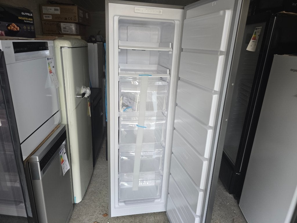Nieuwe rvs no frost 204 liter vrieskasten 6 laden 170x56 cm, Vrieskast, Nieuw, Minder dan 60 cm, Vrijstaand