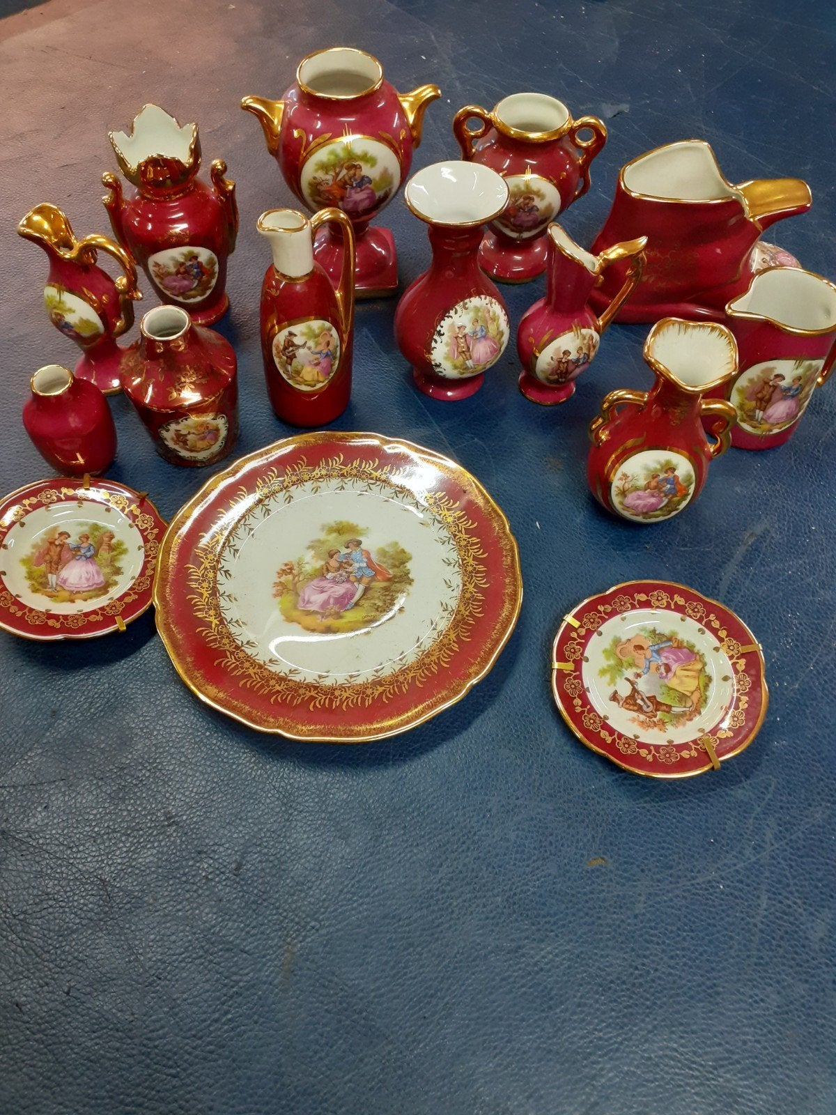 limoges set, Ophalen