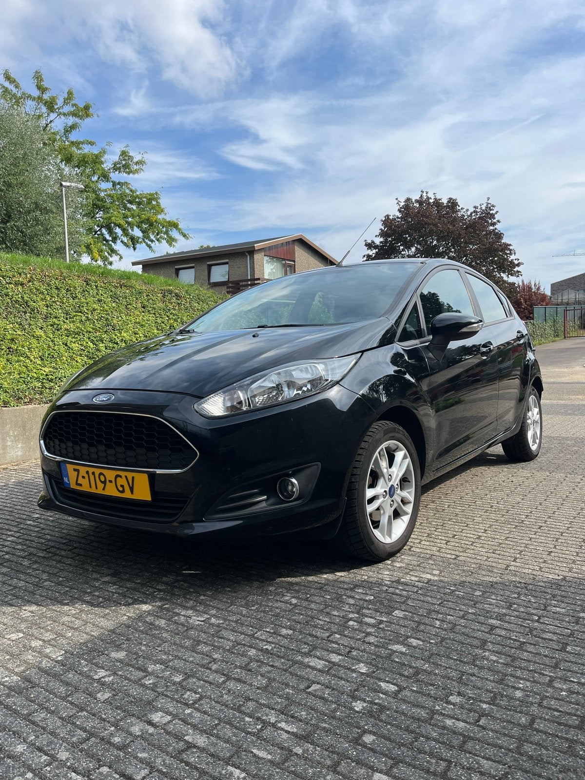 Ford Fiësta 1.25 60KW 5DR 2017 Zwart, Voorwielaandrijving, Stof, Zwart, Handgeschakeld