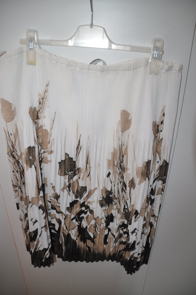 XYZ27 Sommermann  Rok maat 48 wit bruin zwart, Kleding | Dames, Grote Maten, Overige kleuren, Sommermann, Ophalen of Verzenden