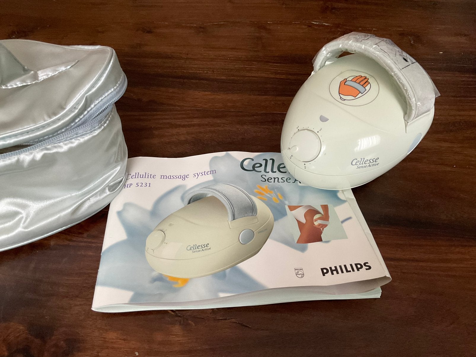Philips Cellesse sense activ cellulite massage system HP5231, Ophalen of Verzenden, Zo goed als nieuw, Apparaat