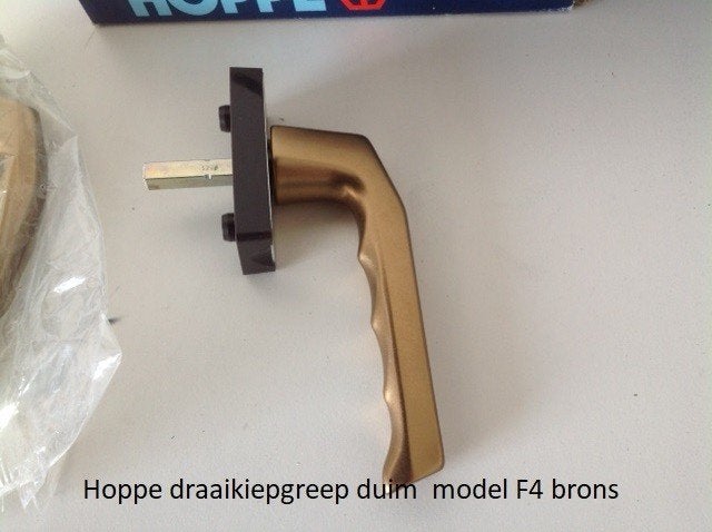 Hoppe raamgreep brons kleur, Overige materialen, -, -, Overige typen