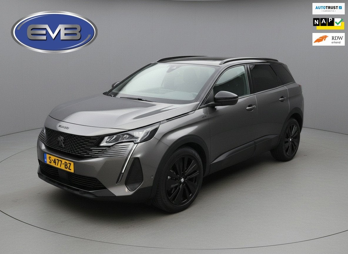 Peugeot 5008 1.2 PureTech AUTOMAAT GT, 7 persoons,panoramada, Gebruikt, Euro 6, 7 stoelen, Origineel Nederlands