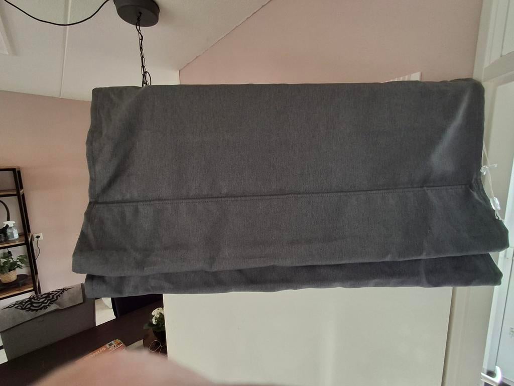 Vouwgordijn  Antraciet 100 cm, Ophalen of Verzenden, Zo goed als nieuw, Tweepersoons, 140 cm