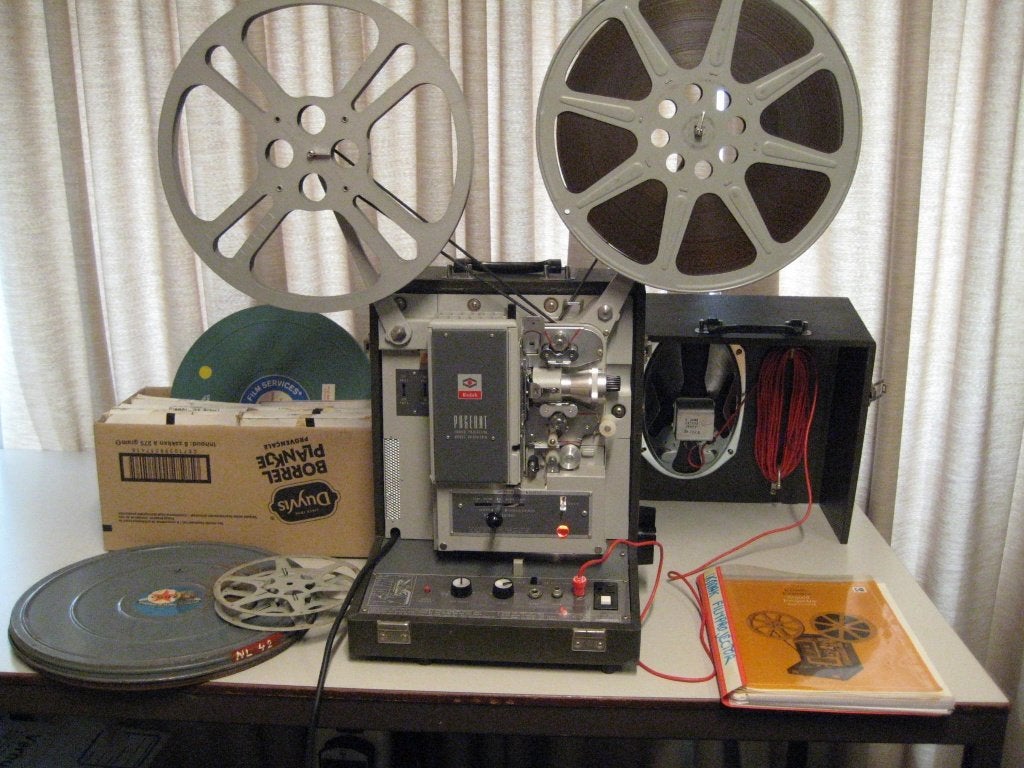 Kodak Pageant 16mm sound filmprojector, Ophalen, Gebruikt