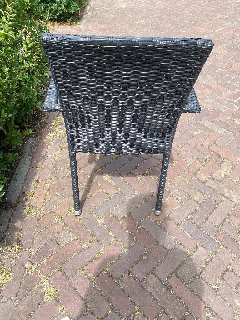 Terrasstoelen en tafels, Ophalen, Gebruikt, Kunststof, Stapelbaar
