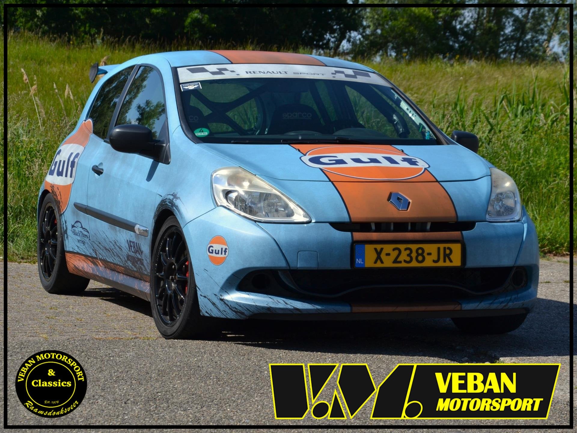 Renault Clio 2.0 RS Cup light / Trackday-ready / Lage km!, Voorwielaandrijving, Gebruikt, Alcantara, Wit