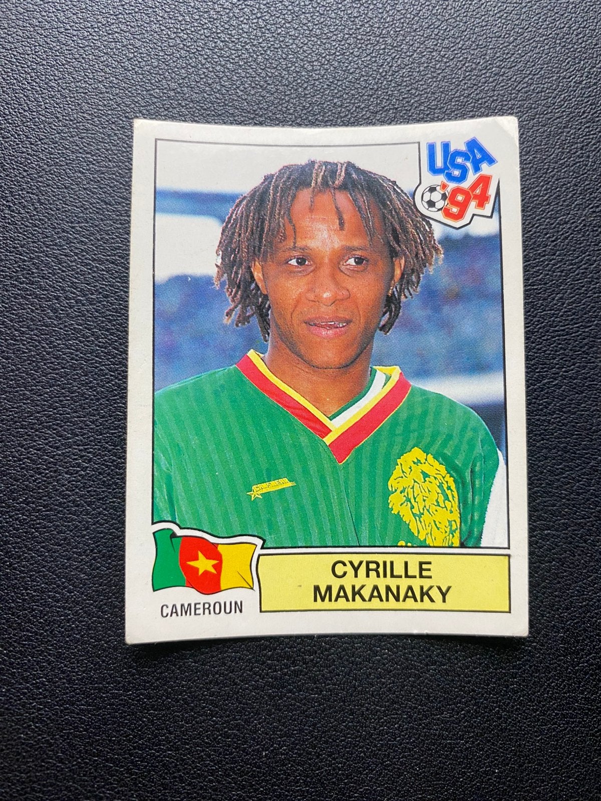 Cyrille Makanaky - Kameroen - Panini WK 1994, Verzamelen, Sportartikelen en Voetbal, Ophalen of Verzenden, Zo goed als nieuw, Buitenlandse clubs