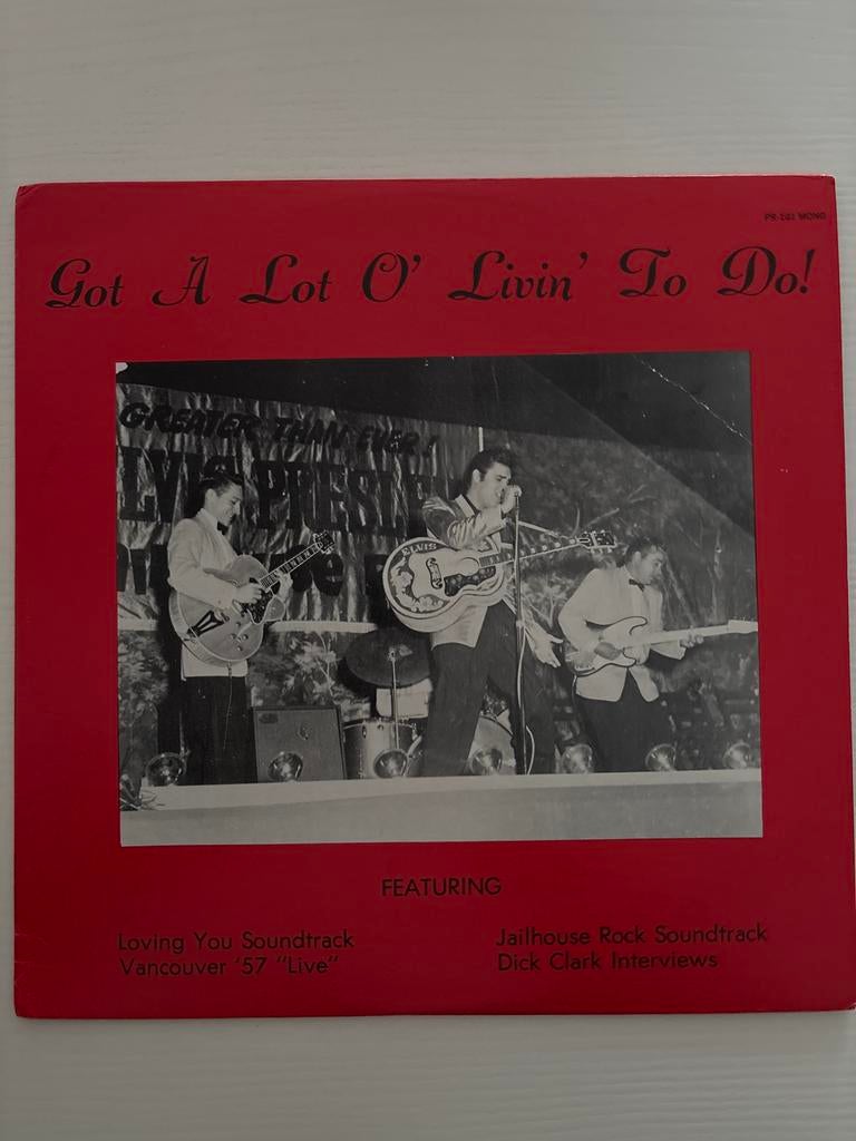 LP Bootleg Elvis - Got A Lot O' Livin' To Do! (Party Records, Ophalen of Verzenden, Zo goed als nieuw, Cd of Plaat