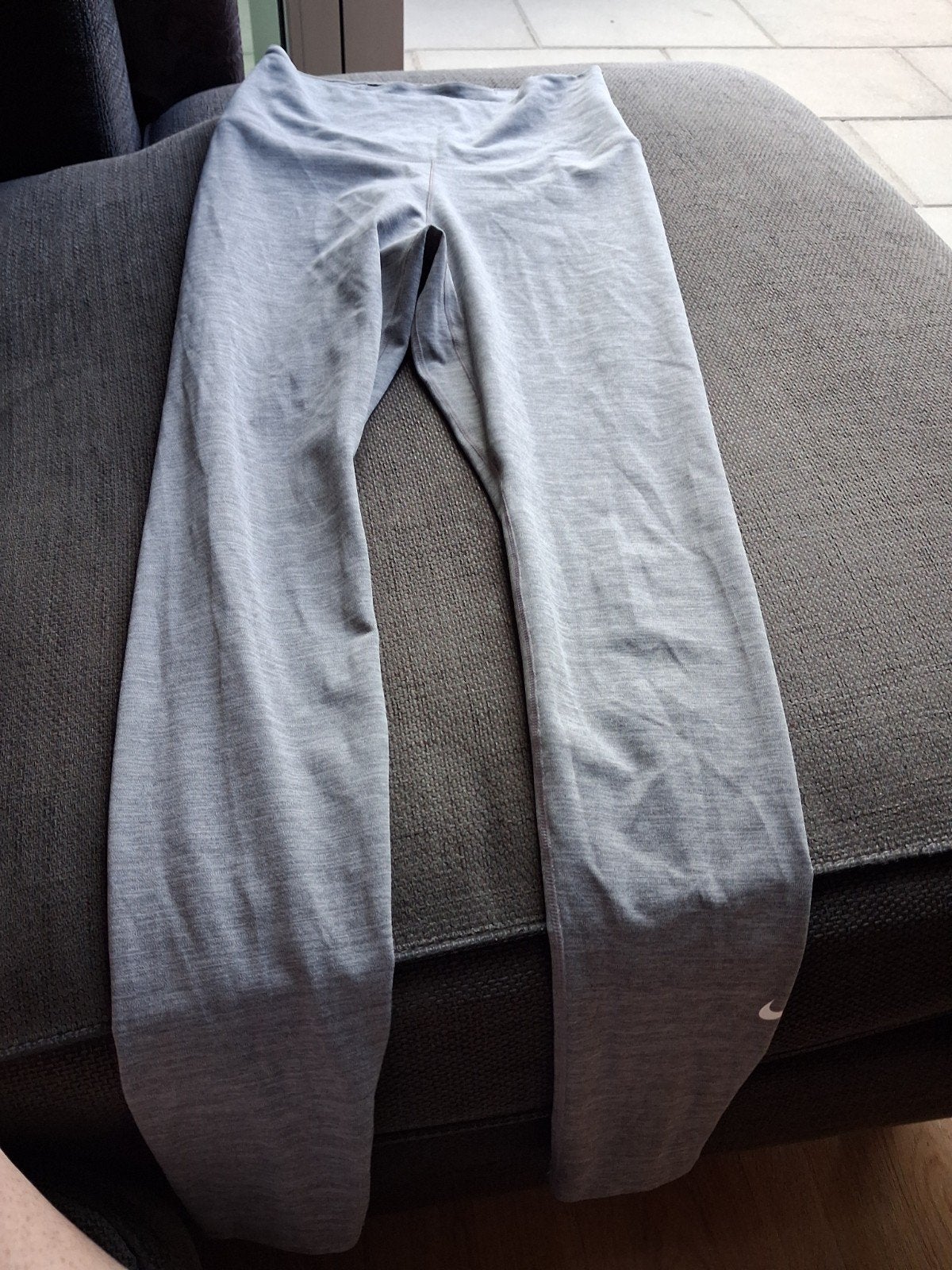 legging, Maat 36/38 (S), Nike, Nieuw, Grijs