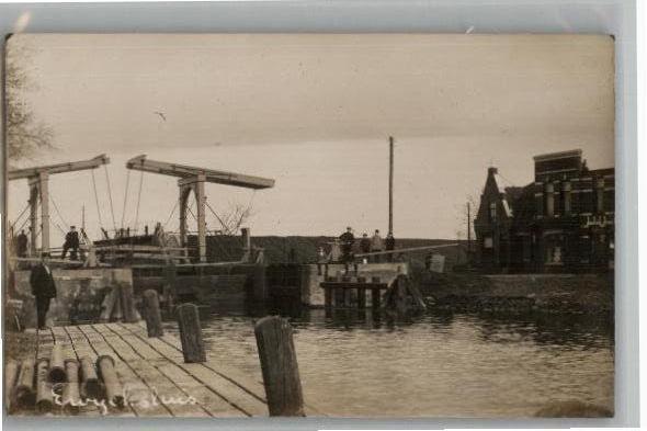 Ewijcksluis Fotokaart P.JONKER HEILOO, Verzamelen, Ansichtkaarten | Nederland, Verzenden, 1920 tot 1940, Ongelopen, Noord-Holland