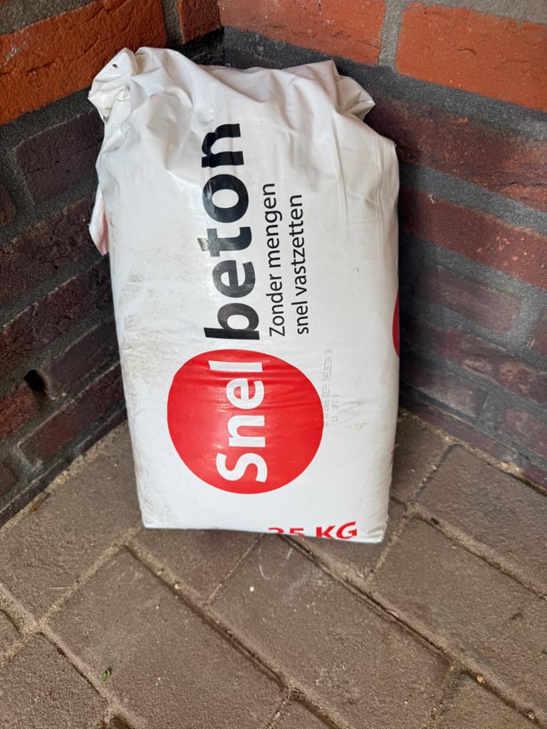 Zak 24 kg snelbeton, Ophalen, Nieuw