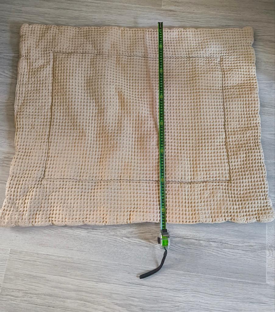 Boxkleed en hoes beige, Ophalen of Verzenden, Zo goed als nieuw, Boxkleed