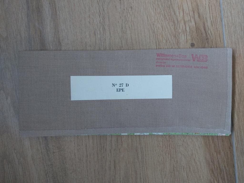 27D Epe Oene en Vaassen  Stafkaart uit 1966, Boeken, Topografische Dienst Nederland, Ophalen of Verzenden, 1800 tot 2000, Nederland