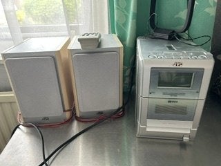 JVC micro component systeem, Gebruikt, JVC, Ophalen of Verzenden, Tuner of Radio