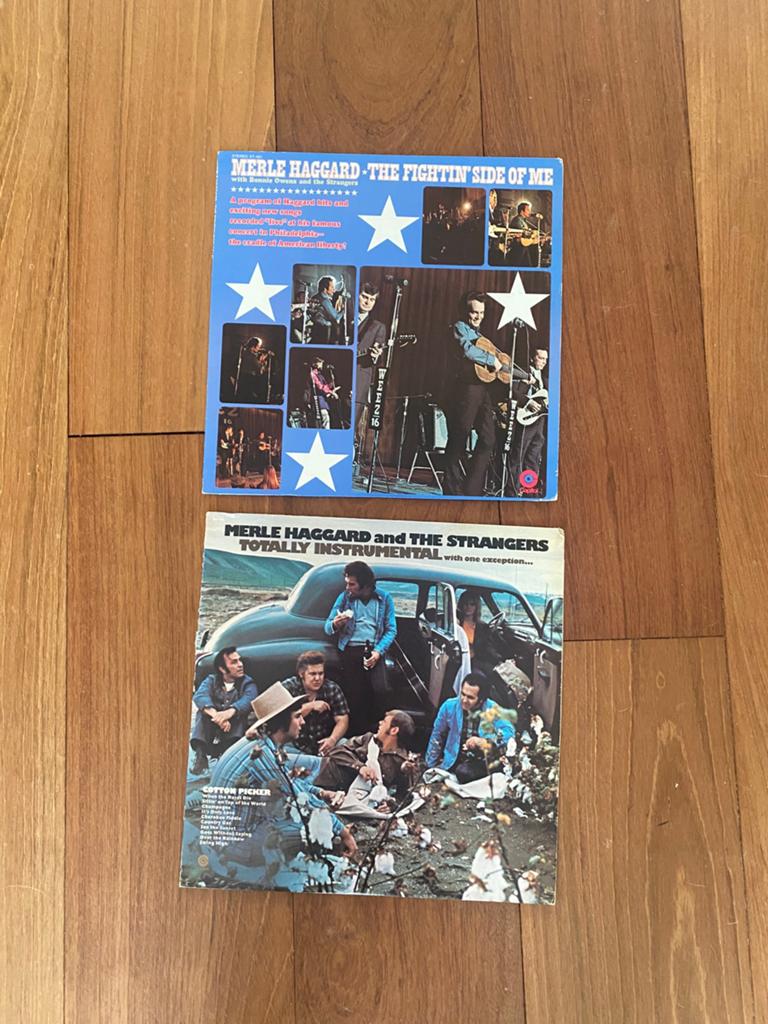 Merle Haggard lp, Cd's en Dvd's, Ophalen of Verzenden, Zo goed als nieuw, 12 inch