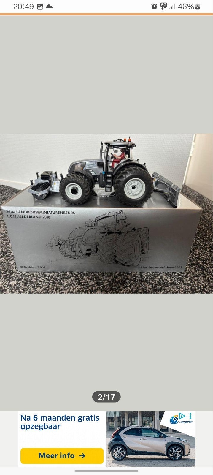 Valtra S 352 Tractor Model 1:32 -, SIKU, Tractor of Landbouw, Nieuw, Ophalen of Verzenden