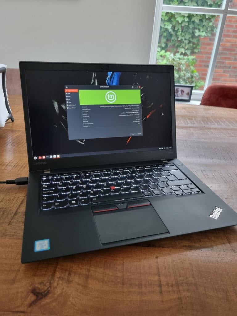 Lenovo Thinkpad T460s - Intel core i5-6300U - Linux Mint, Ophalen, 256 GB, 2 tot 3 Ghz, Qwerty