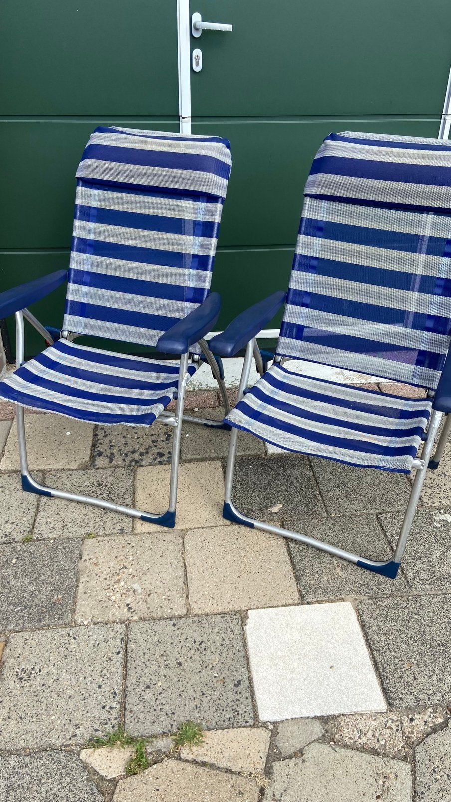 Crespo standen stoelen hoge rugleuning, Ophalen, Gebruikt, Campingstoel