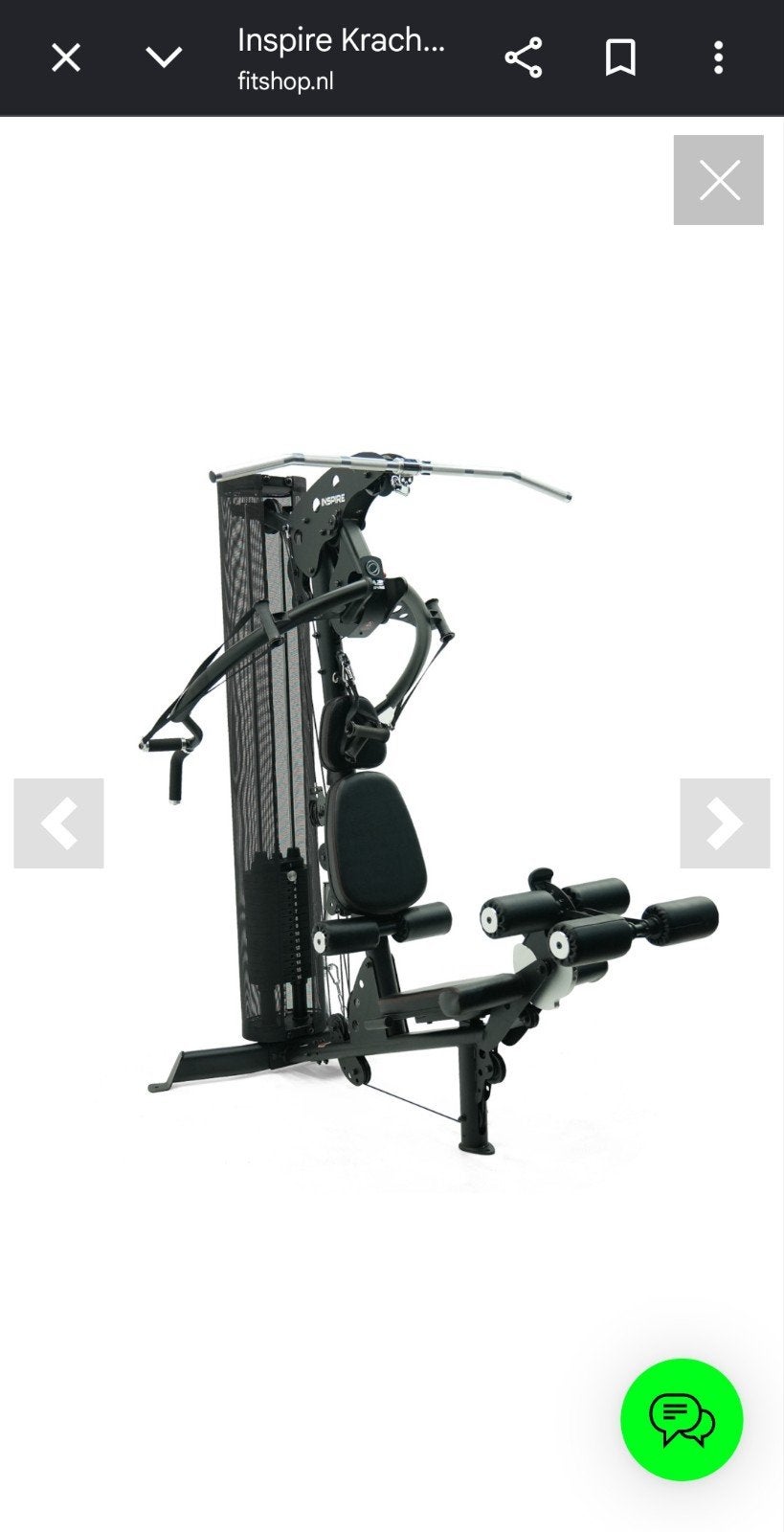 Inspire Fitness M2 Multigym / Homegym, Ophalen, Zo goed als nieuw, Benen, Krachtstation