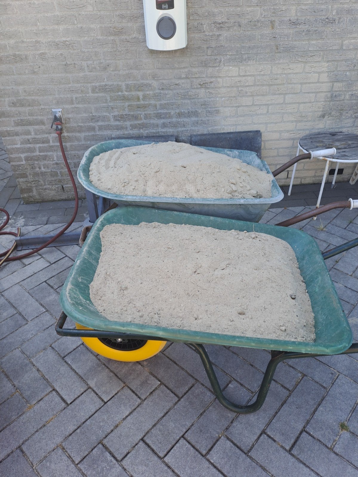 Gratis Ophoogzand Af te Halen (excl. kruiwagens), Tuin en Terras, Zand, Ophalen, Ophoogzand