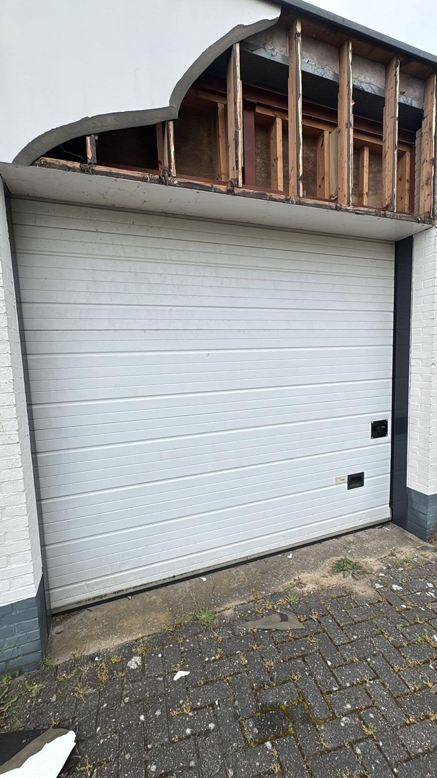 Handbediende overheaddeur garagedeur snelloopdeur deur evt 2, Gebruikt, Garagedeur, Ophalen of Verzenden, 120 cm of meer