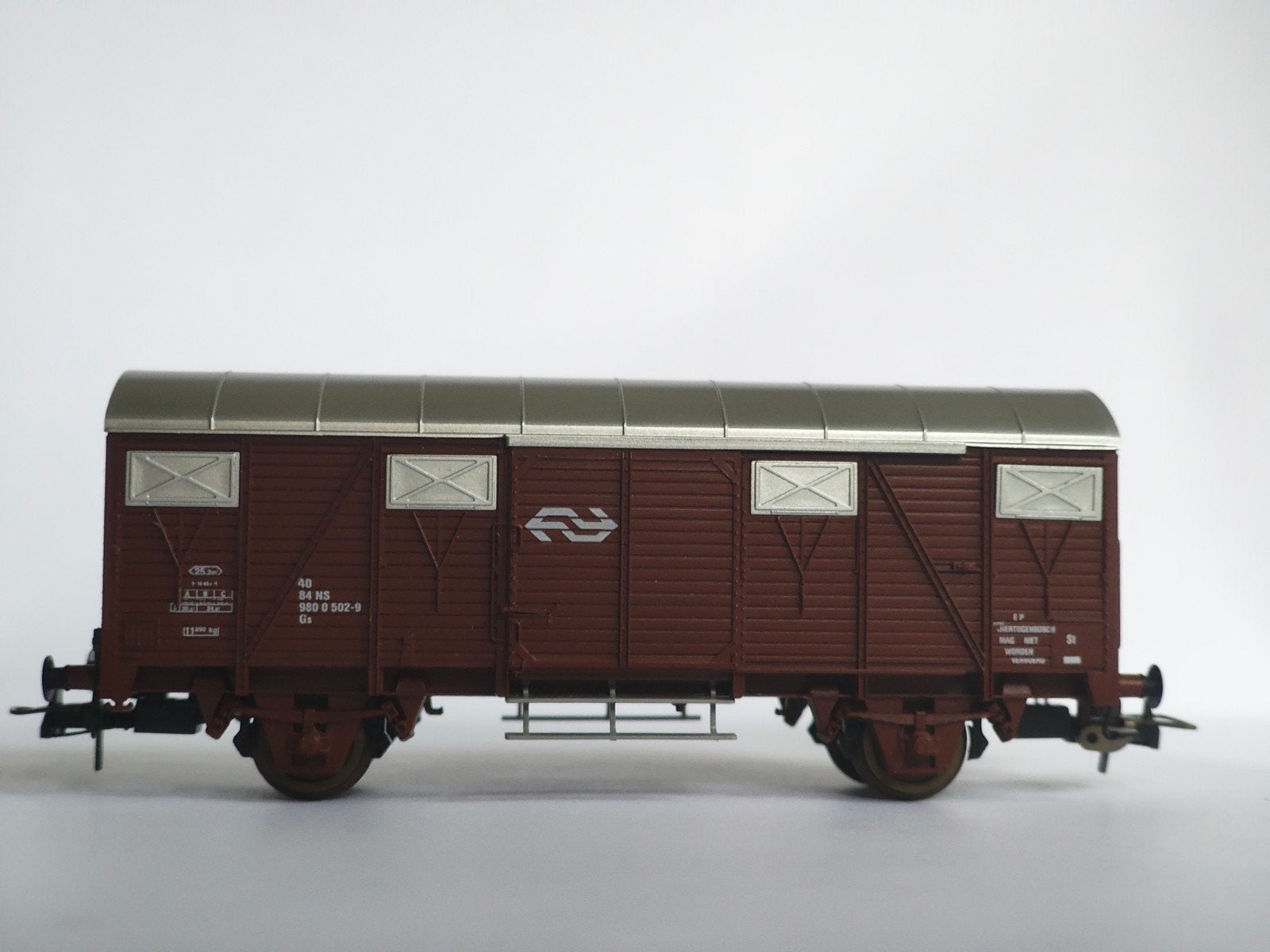 Lima gesloten goederenwagon NS Gs zeer goede staat, Gelijkstroom, Verzenden, Wagon, Lima