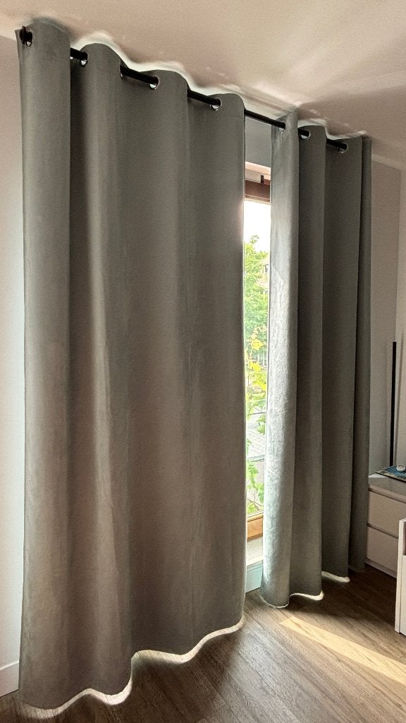 IKEA Birtna gordijnen - 4 stuks incl. roeden/rails, Huis en Inrichting, Stoffering | Gordijnen en Lamellen, Ophalen, Overige materialen