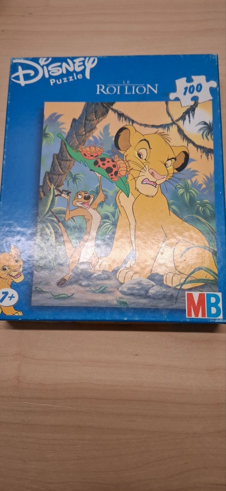 Disney  puzzel  de leeuwenkoning, Ophalen of Verzenden, Meer dan 50 stukjes, Zo goed als nieuw, 6 jaar of ouder
